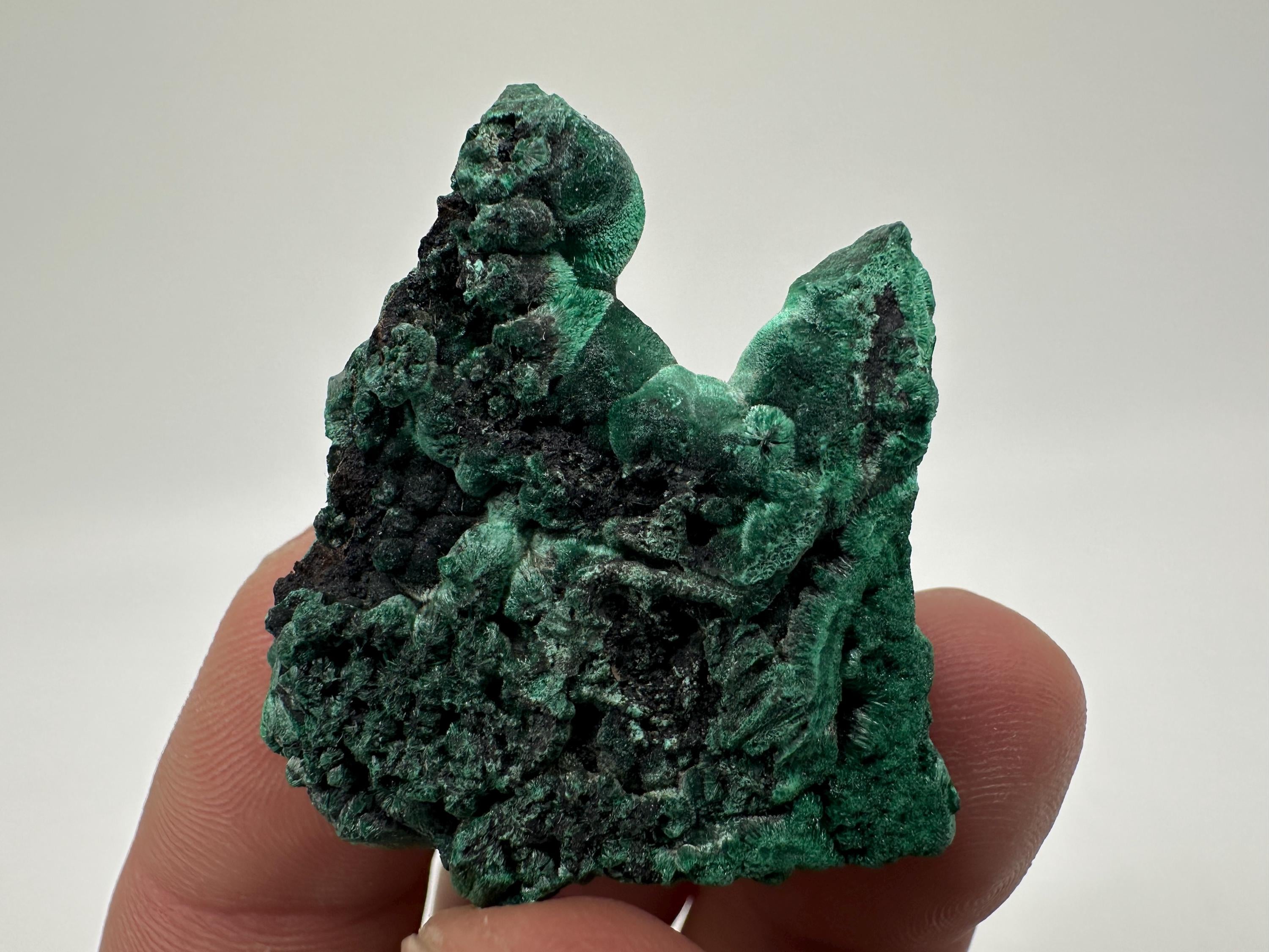 Green Malachite Crystal Specimen from Congo