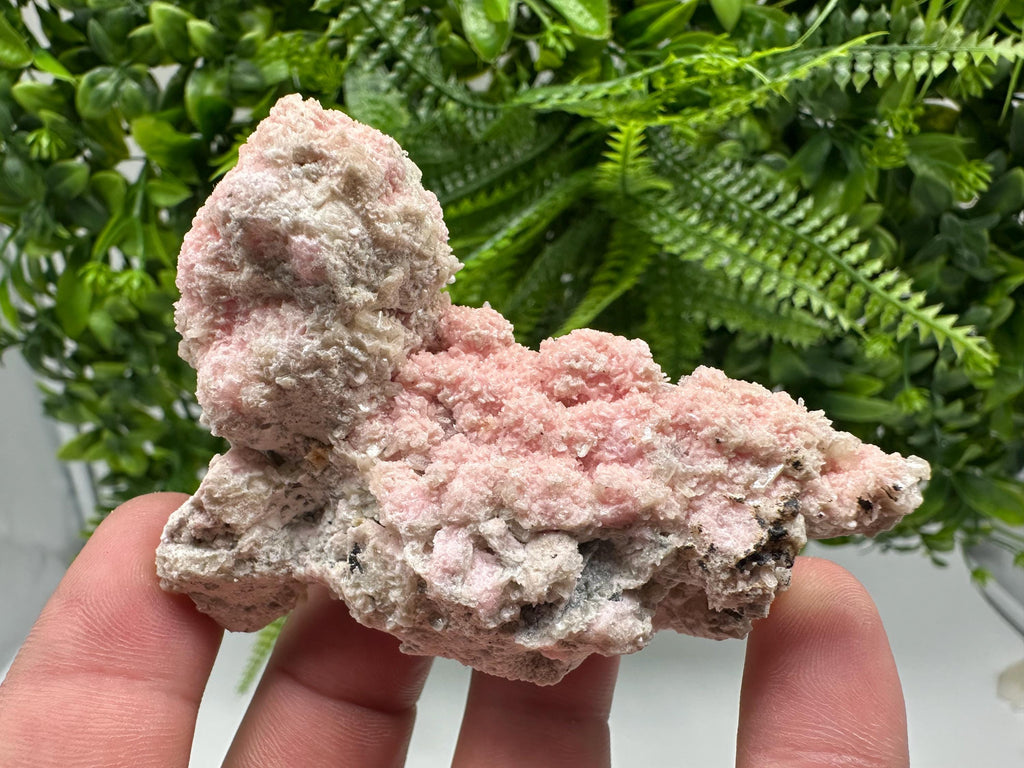 Pink Rhodochrosite Crystal: Starnica Mine, Bulgaria - Home Decor Stone