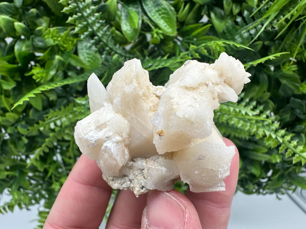 Calcite on Aragonite: Djurcovo Mine, Bulgaria Crystal
