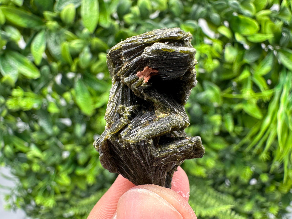 Rare Green Epidote whit Barite From Morocco,Epidote,Mini Collections Epidote,rare mineral Specimen,green epidote,Barite,crystal,Morocco min