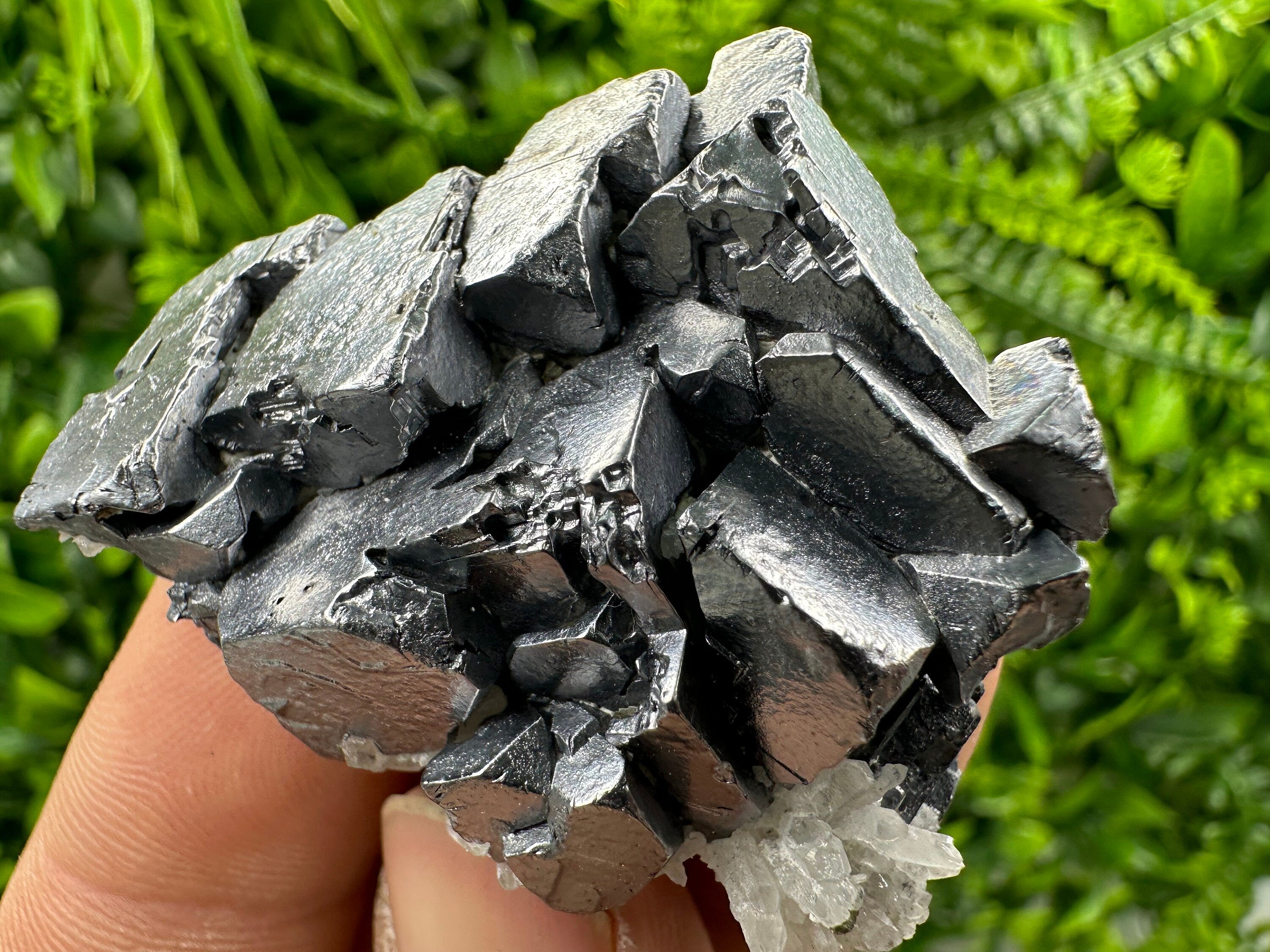 Skeletal Galena with Quartz, Natural Minerals, Bulgaria