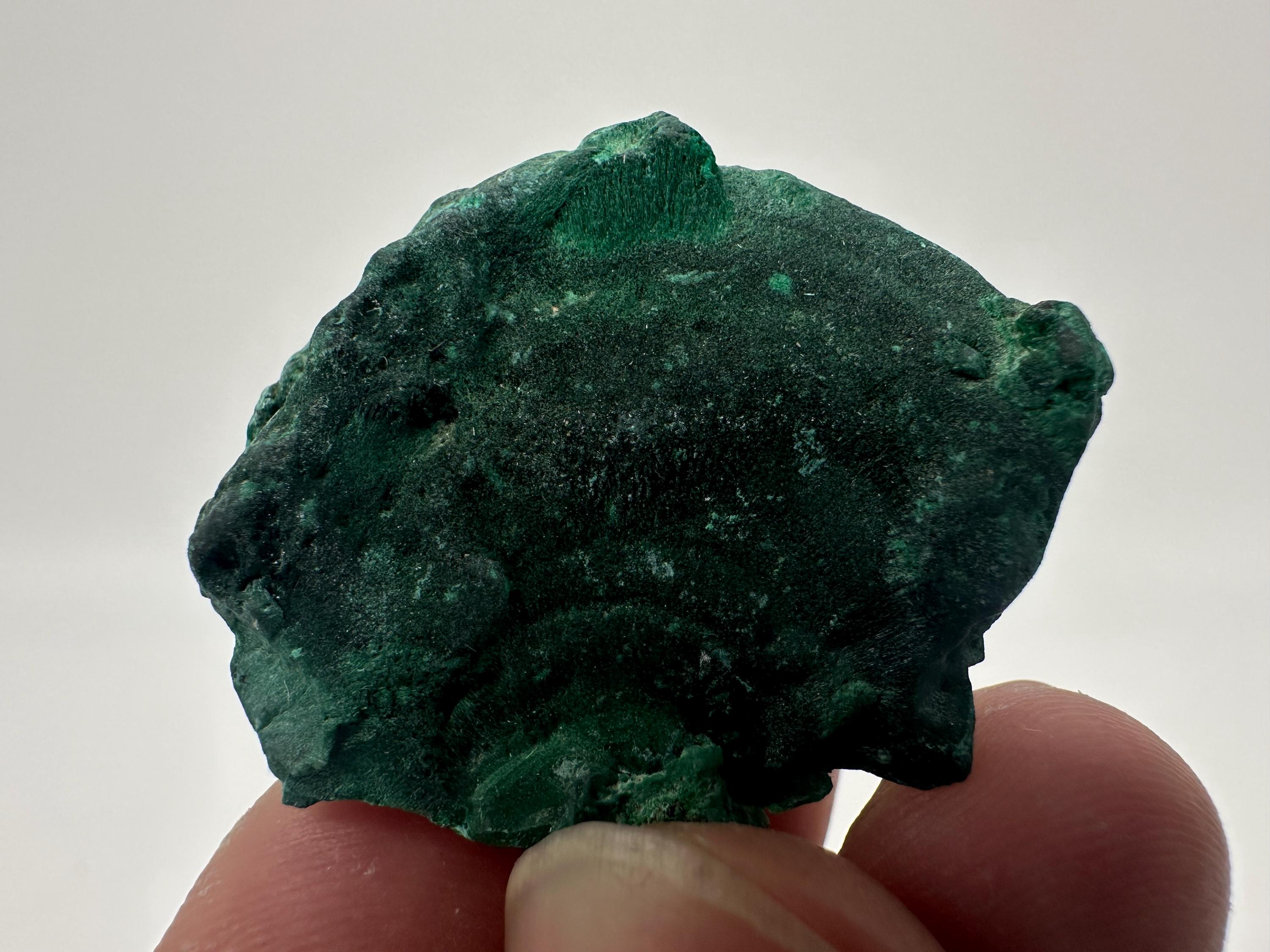 Green Polished Malachite Crystal, Congo Mineral Specimen