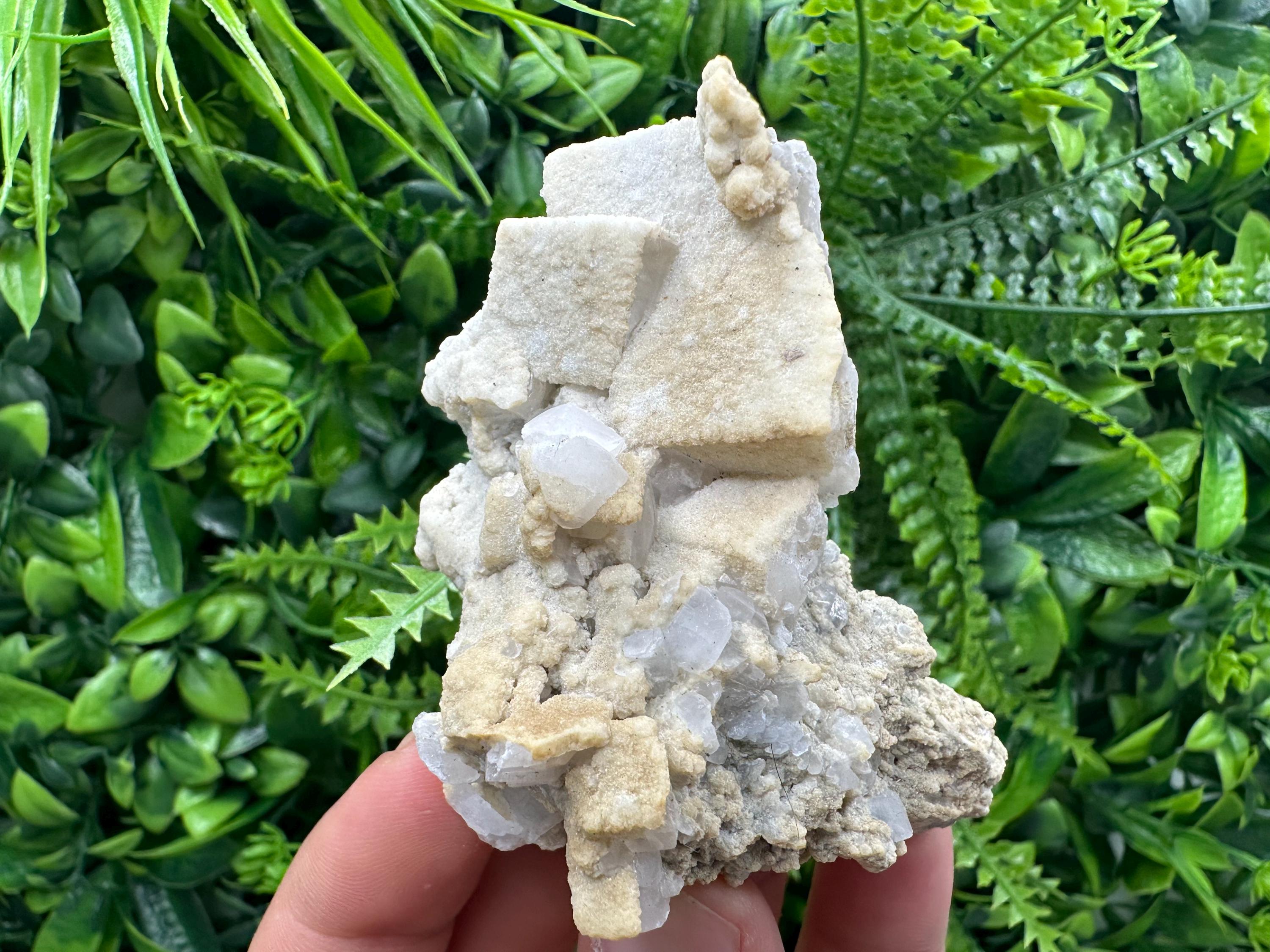 Bulgarian Calcite Specimen, Krushev Dol Mine, Two Generations Crystal