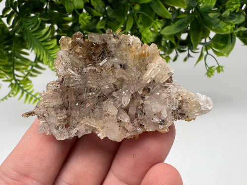 Bulgarian Quartz Mineral Specimen: Iron Oxide Limonite, 9th September Mine