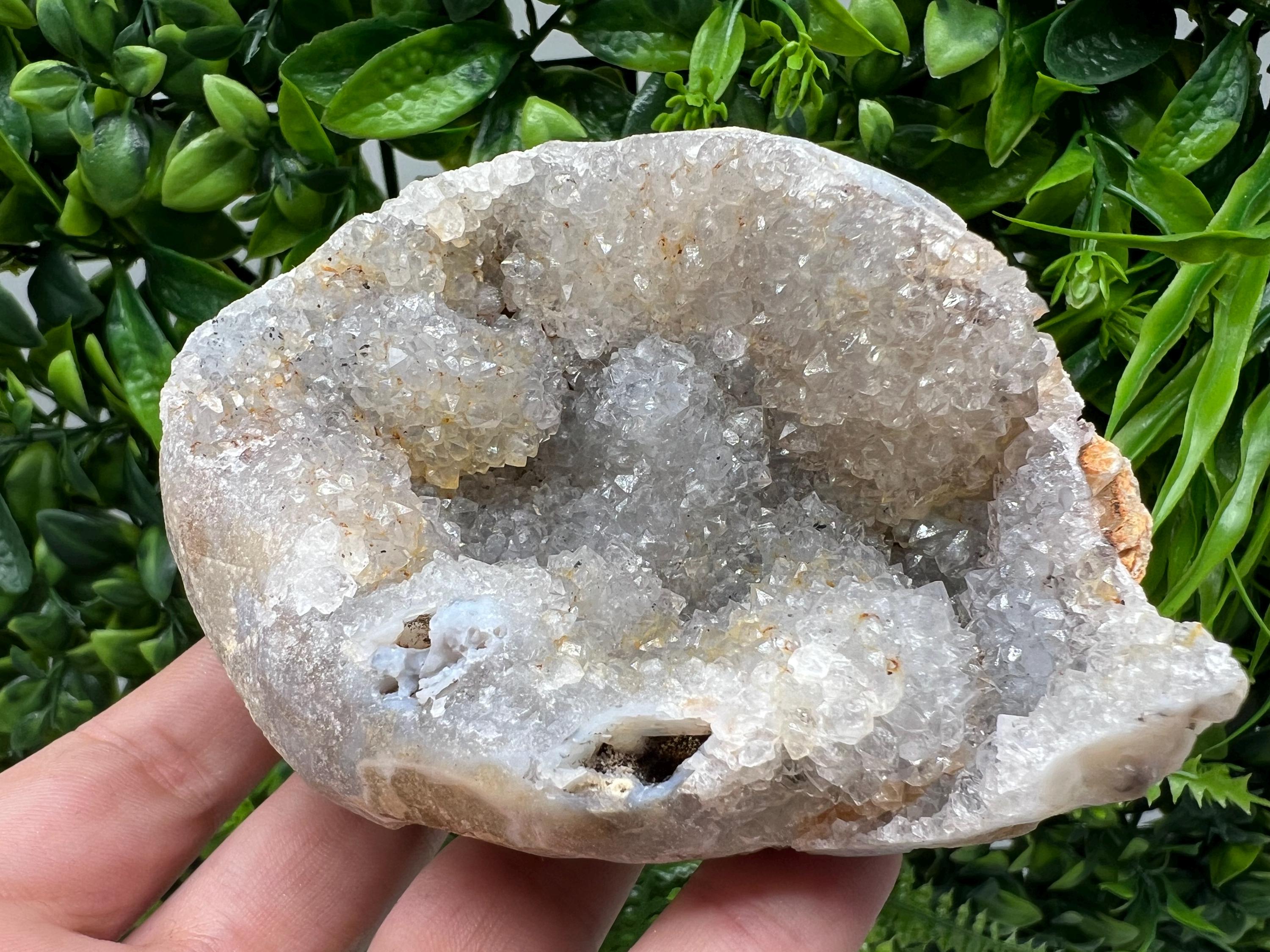 Apophyllite Stilbite Chalcedony Specimen: India Minerals Crystal