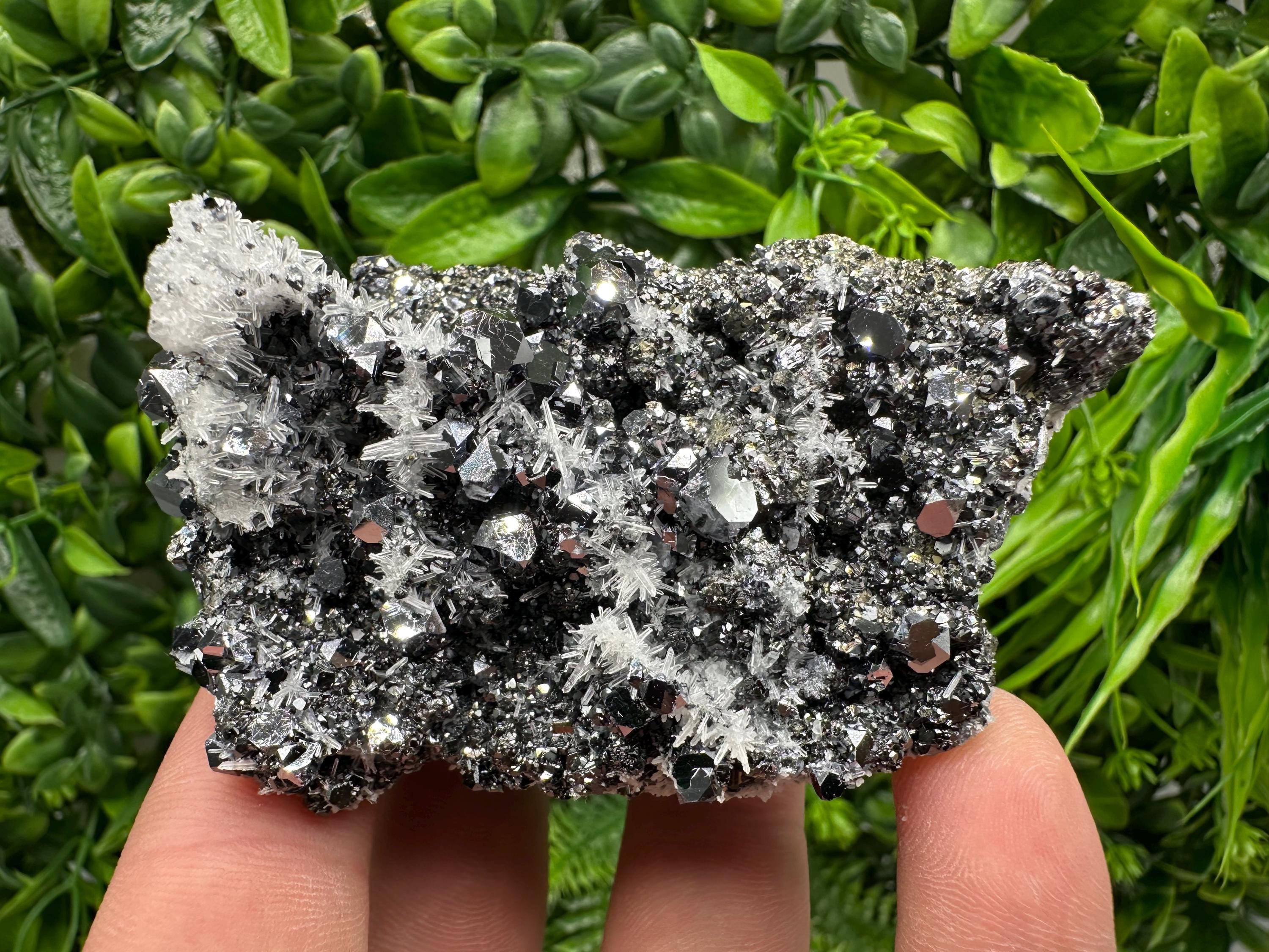 Galena Sphalerite Calcite Pyrite Quartz Mineral Specimen, Borieva Mine, Bulgaria Home Decor