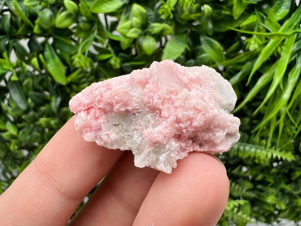 Beautiful Rhodochrosite perfect pink colour Starnica Mine Davidcovo Bulgaria natural minerals souvenir crystal gift home decor stone gift