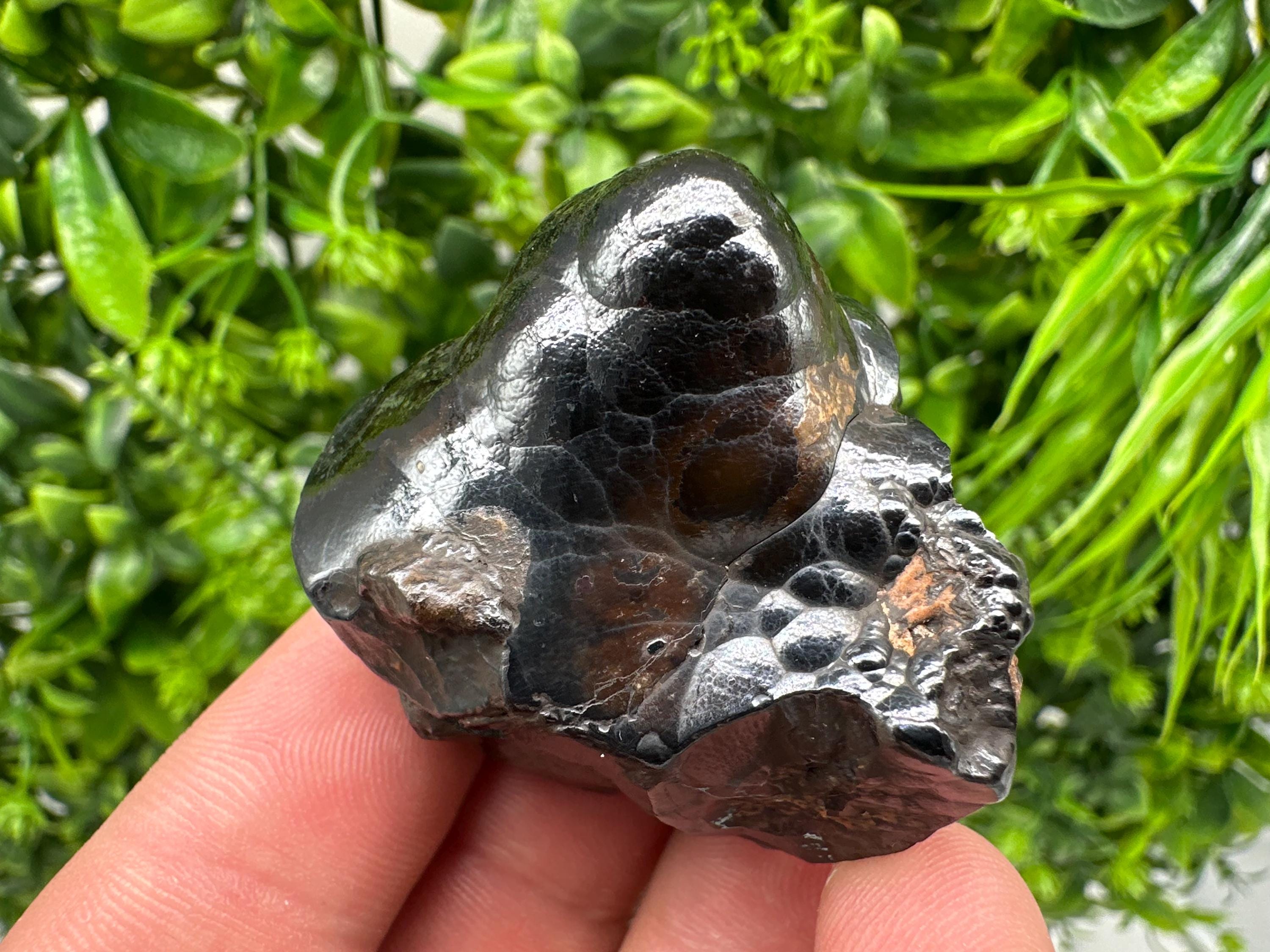 Moroccan Black Botryoidal Hematite Crystal Specimen, Chakra Reiki