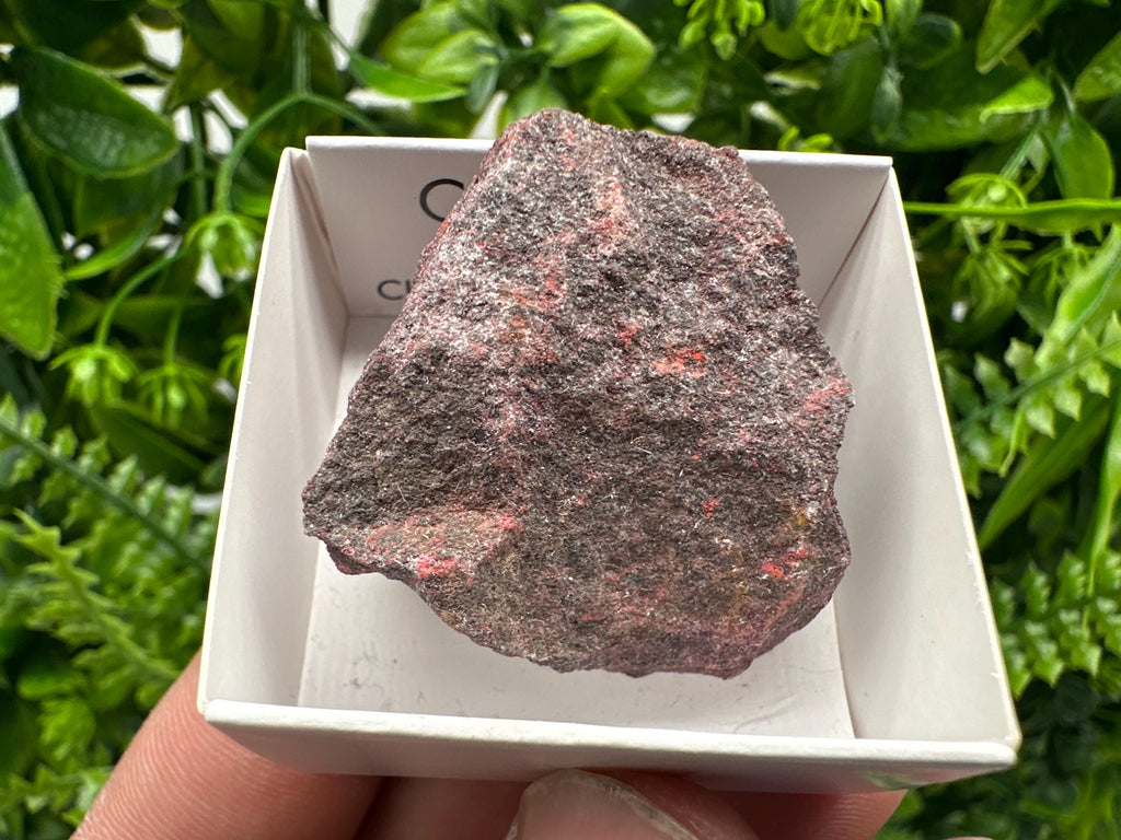 Red Cinnabar Crystal Specimen: Raw Mineral from Almaden, Spain