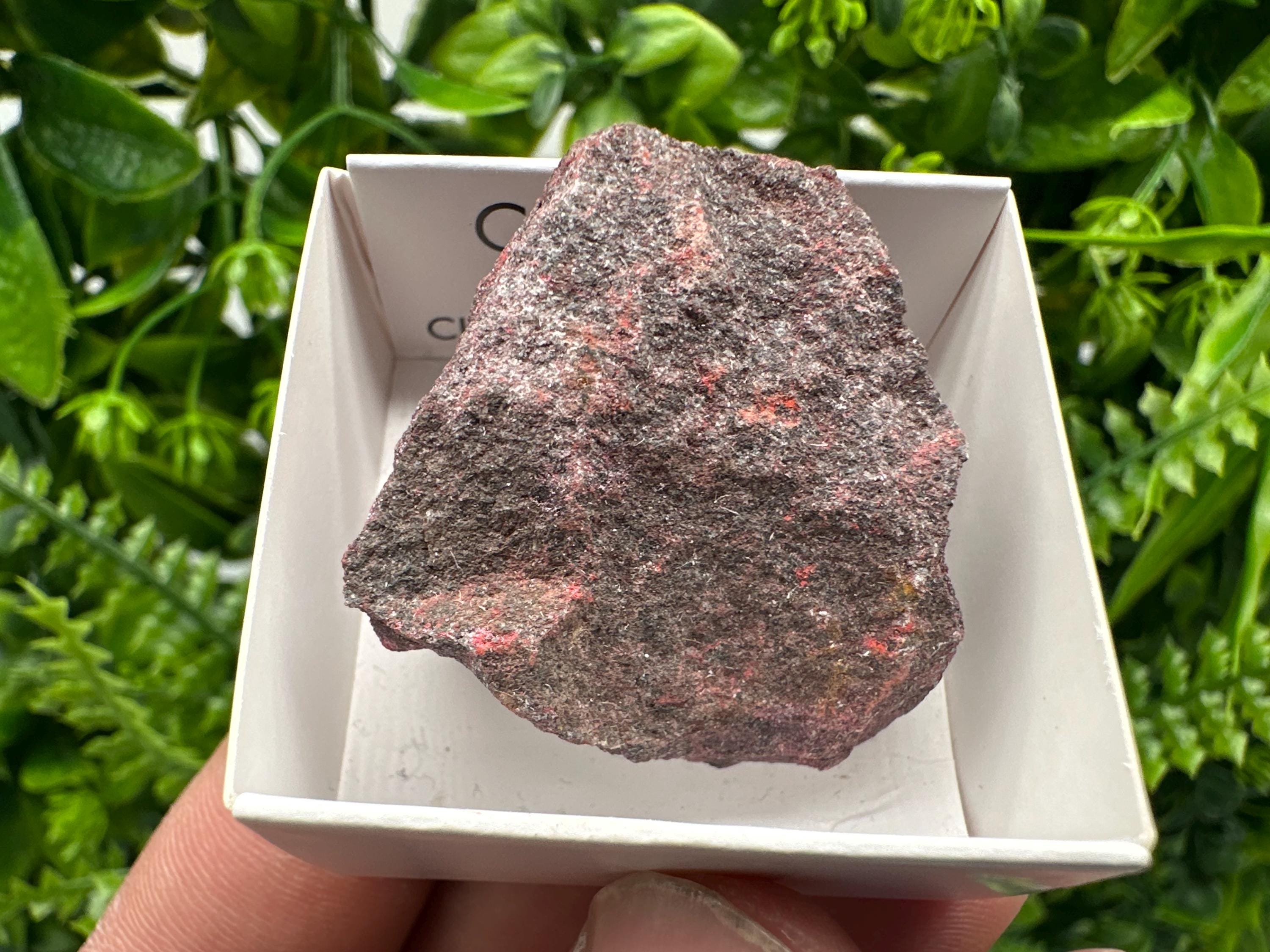 Red Cinnabar Crystal Specimen: Raw Mineral from Almaden, Spain