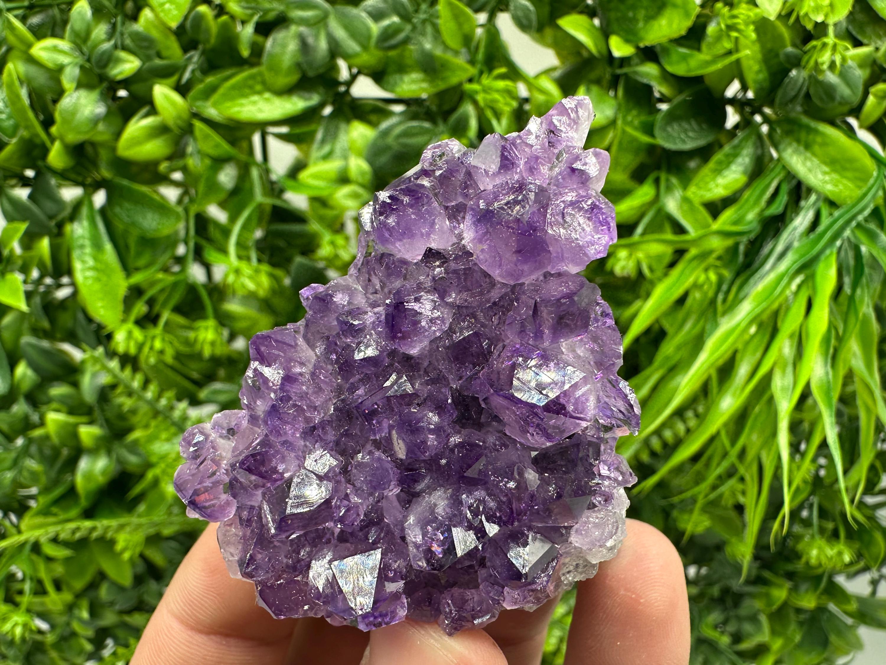 Uruguay Amethyst Cluster: Purple Quartz Crystal, Home Decor