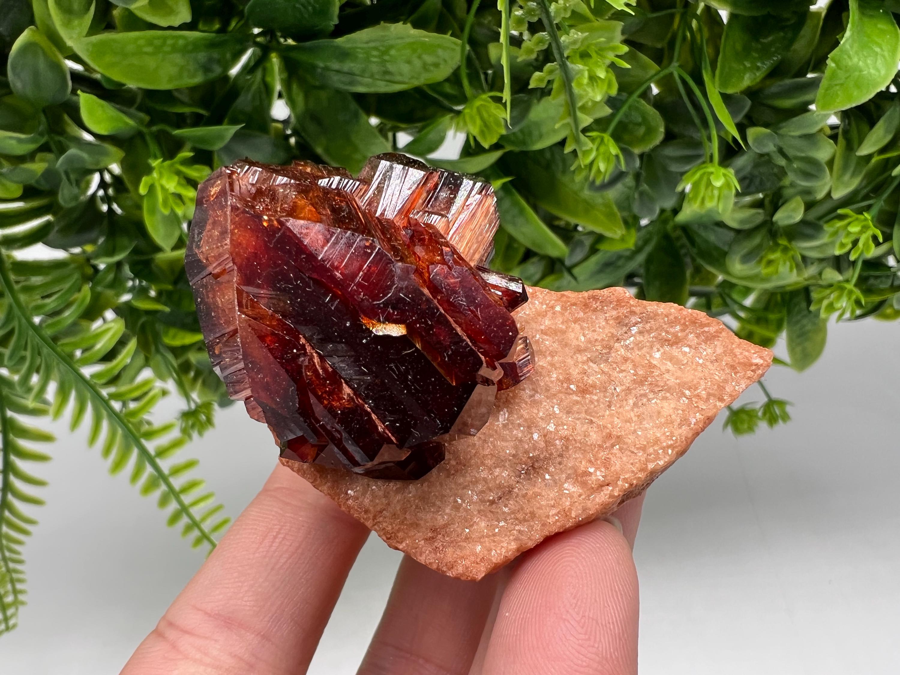 Orange-Brown Arcanite Mineral Specimen, Santa Ana Tin Mine