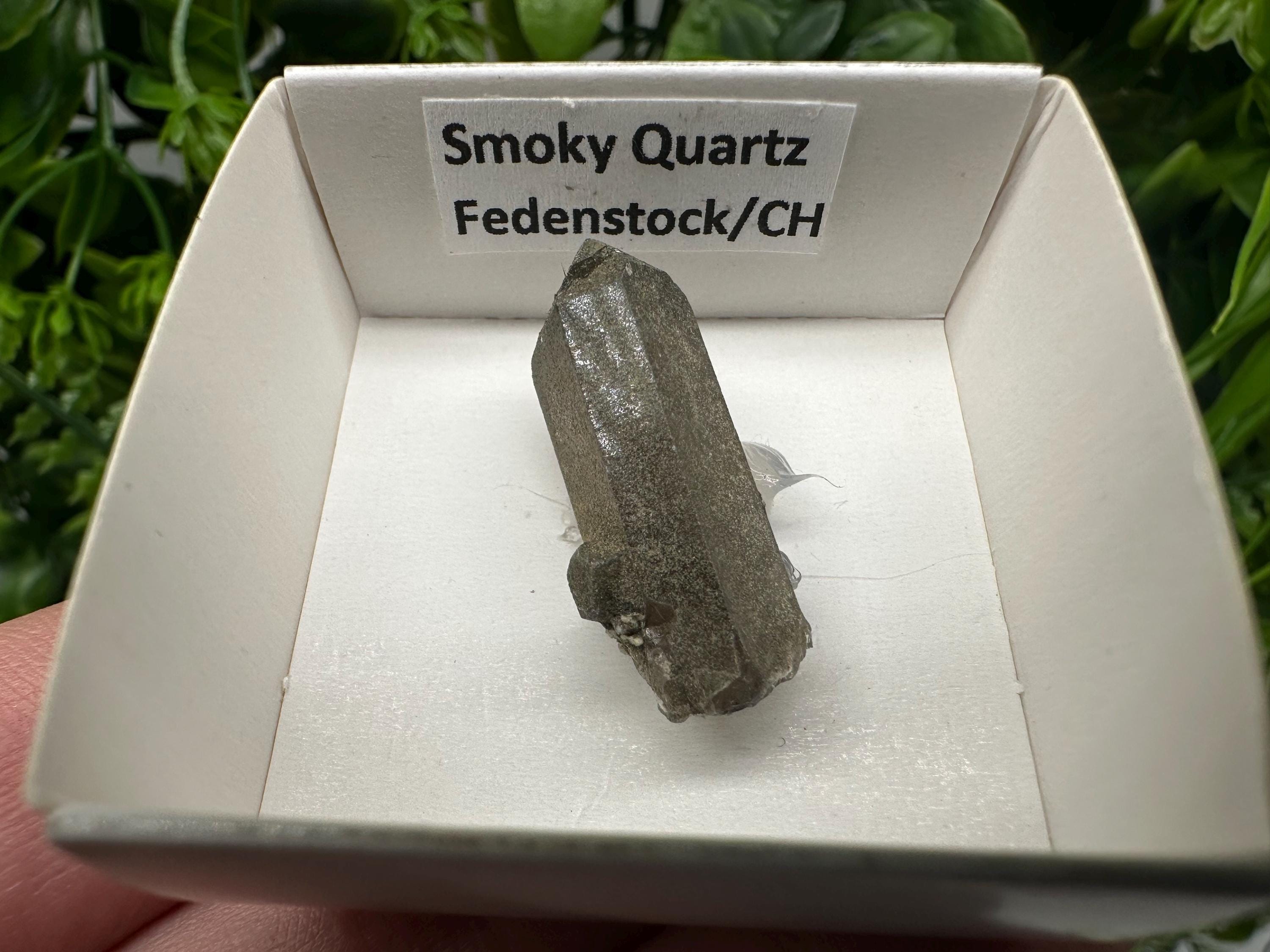 Rare Smoky Quartz Point, Fedenstock Switzerland, Mineral Specimen (30 MM)