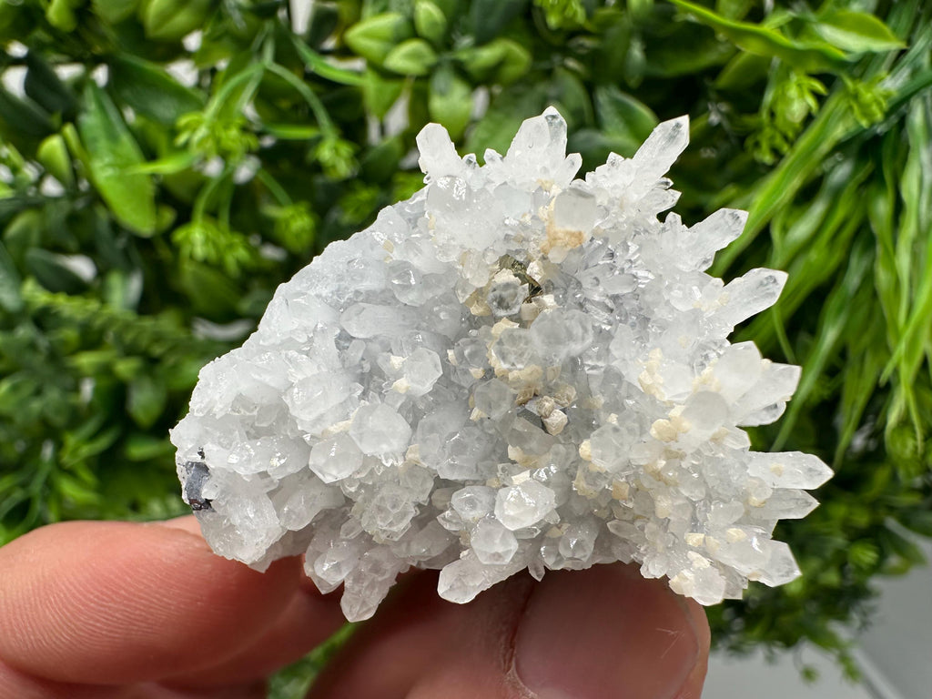 Transparent Quartz Cluster: Borieva Mine Mineral Specimen, Home Decor Crystal