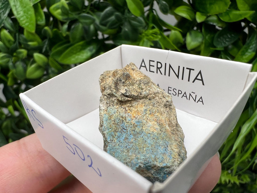 Rare Raw Aerinite Mineral Specimen: Lleida Spain Crystal, 4/2.5cm