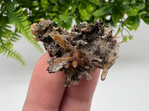 Bulgarian Quartz Mineral Specimen: Iron Oxide Limonite, 9th September Mine