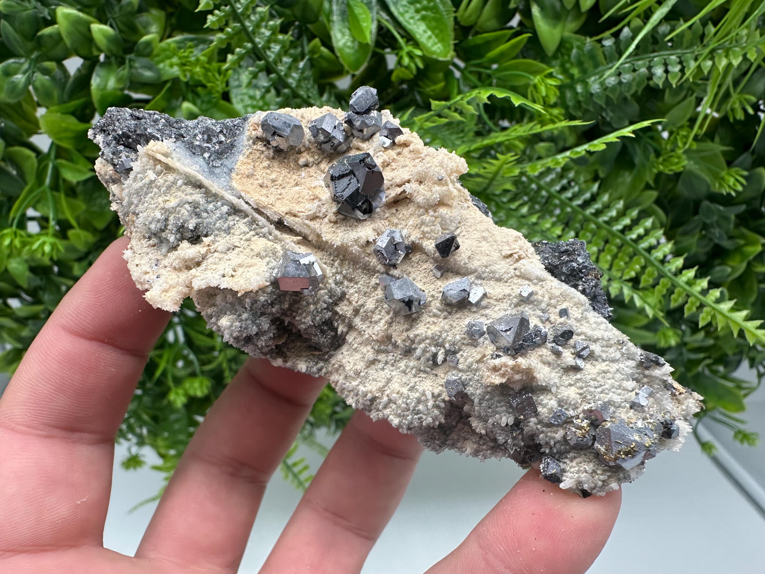 Rare,collection Galena on Chalcedony from Krushev dol mine,Madan,Bulgaria,Natural mineral specimen,geology,crystal,home decor,gift