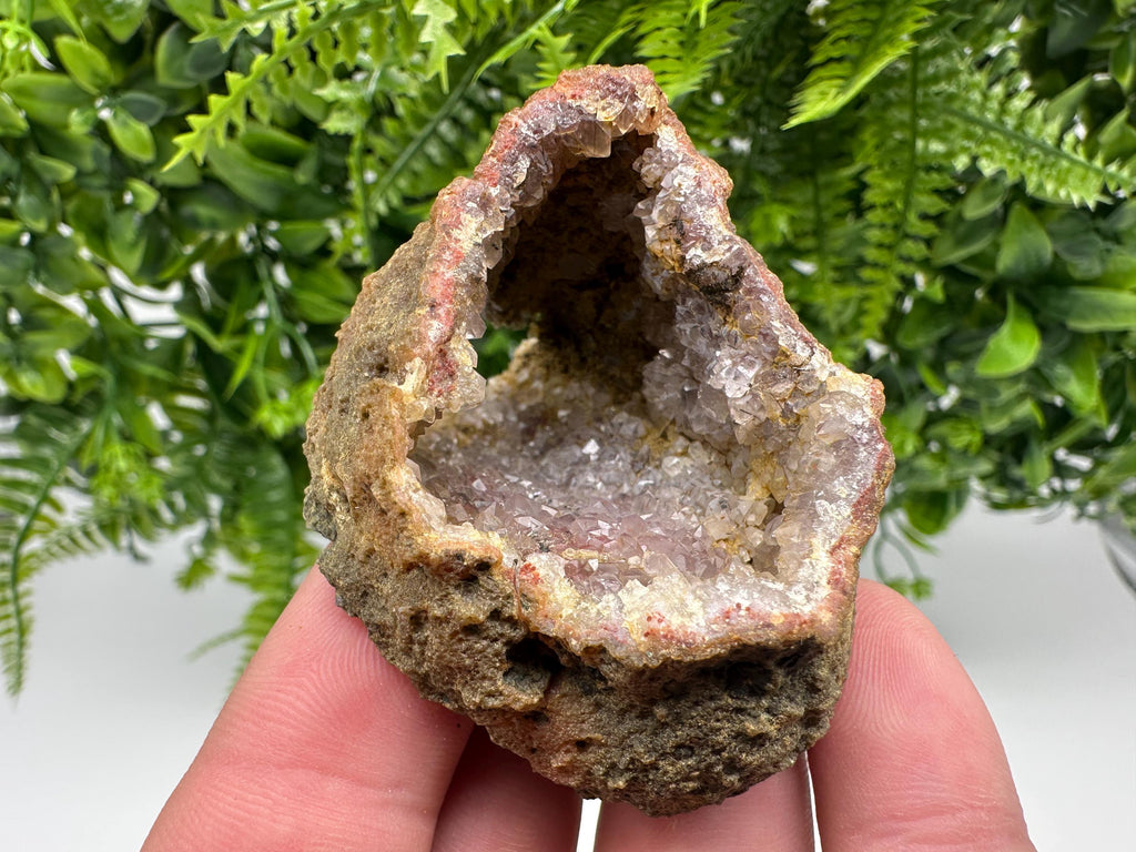 Moroccan Red Chalcedony Crystal Specimen: Rare Mineral Gift