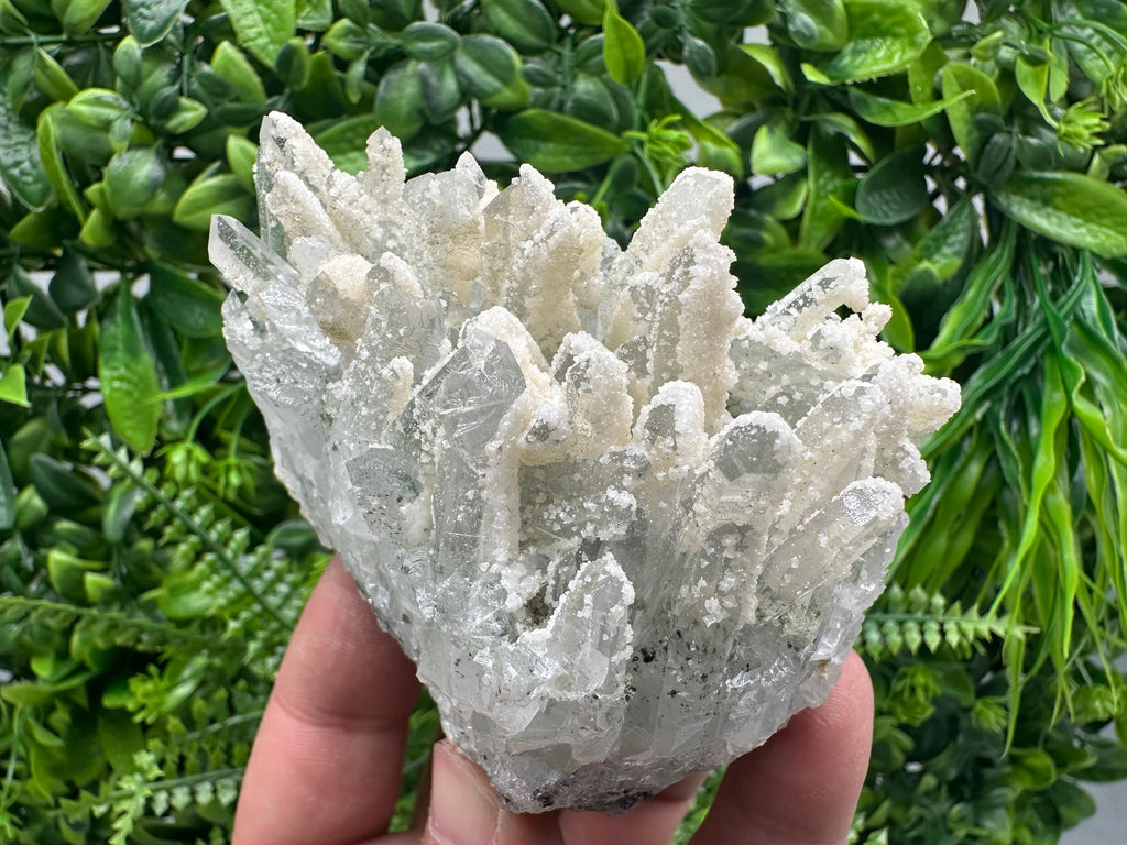 Quartz Calcite Cluster, Krushev Dol Mine Mineral Specimen