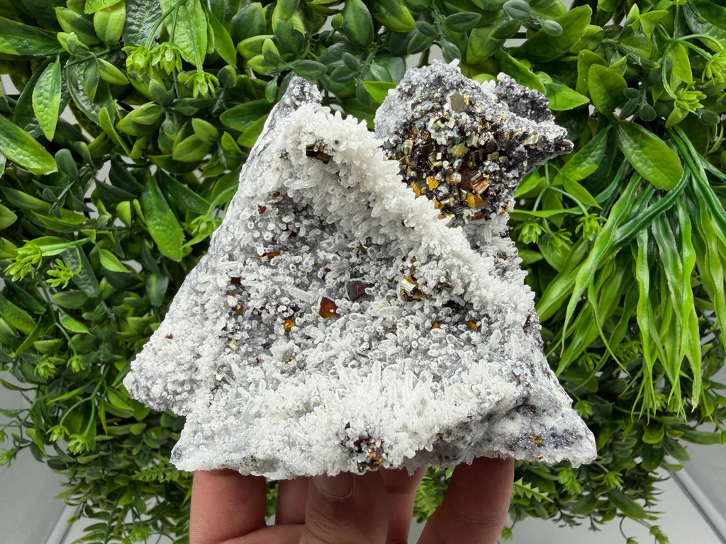 Pyrite Sphalerite Quartz  Mineral Specimen, Krushev dol Mine