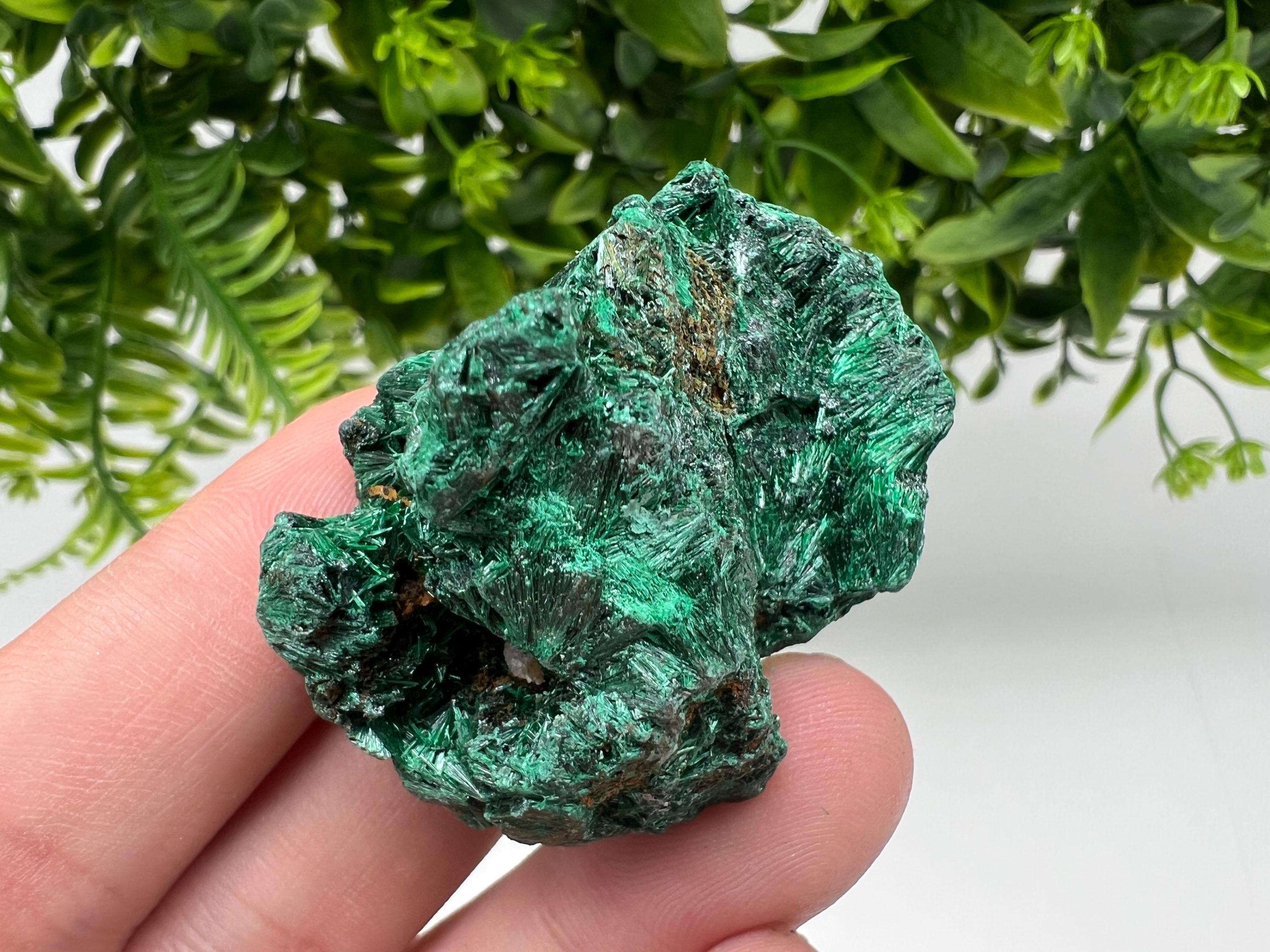 Green Polished Malachite Crystal, Congo Minerals, Chakra Stone