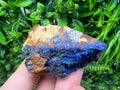 Moroccan Azurite and Malachite Mineral Specimen, Rare Crystal