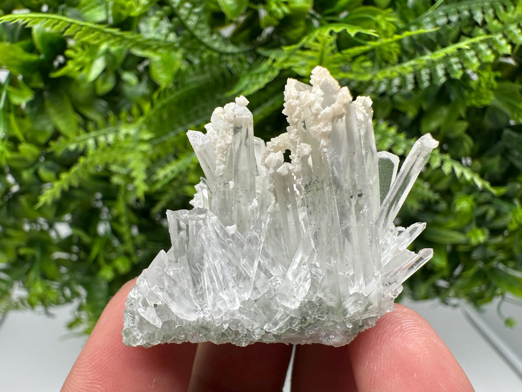 Quartz with Calcite: Madan Bulgaria Natural Crystal Mineral