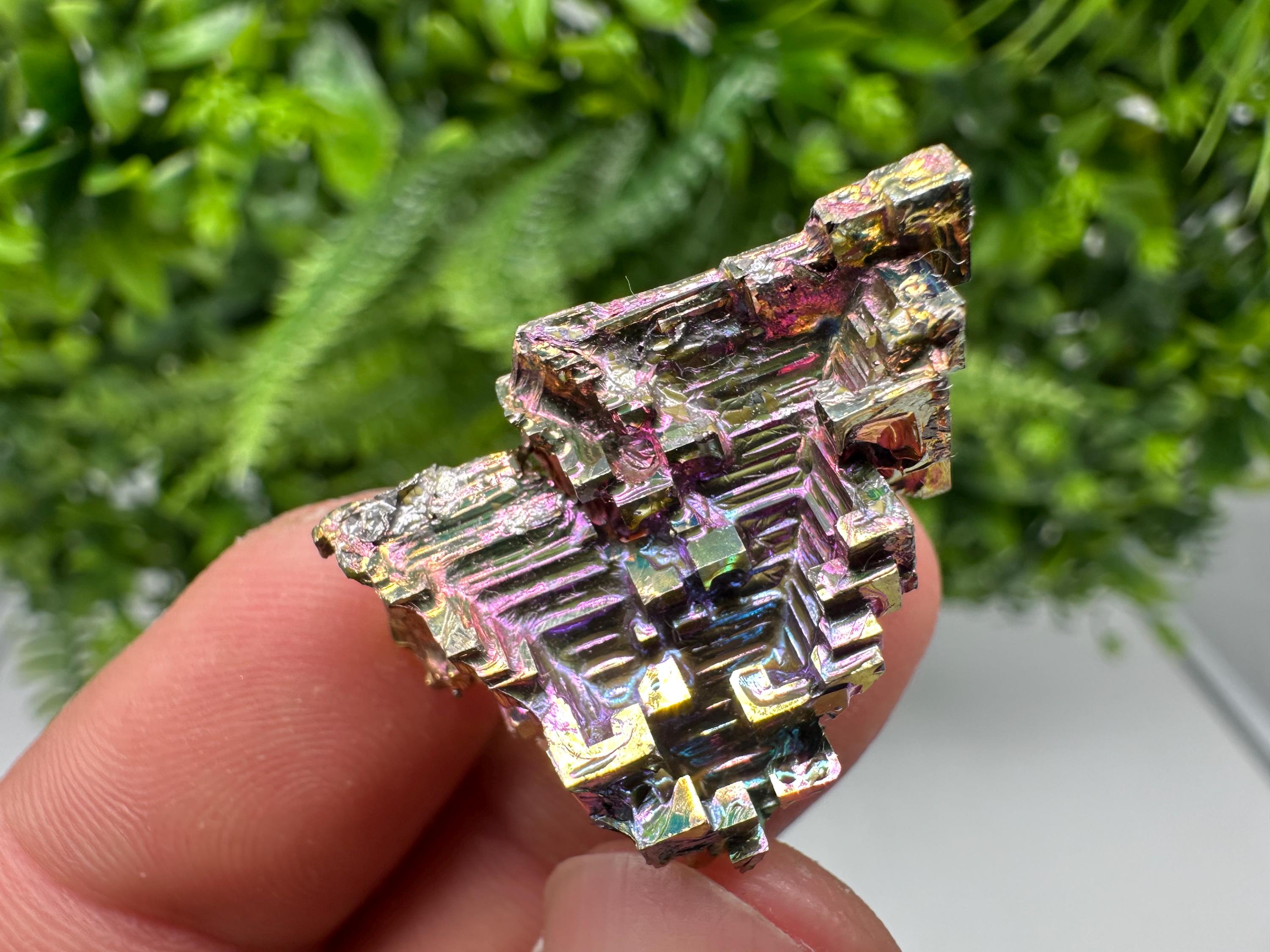 Rainbow Bismuth Crystal: Rare Gemstone Specimen,wholesale Bismuth
