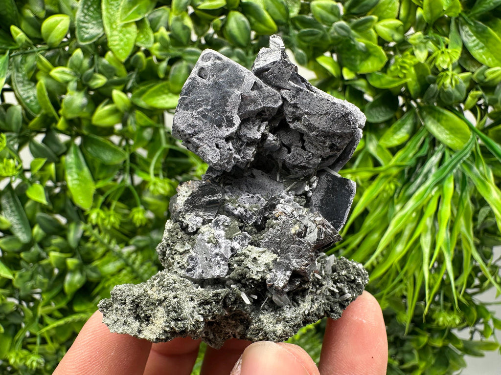 Galena Quartz Sphalerite Matrix, Borieva Mine Mineral Specimen