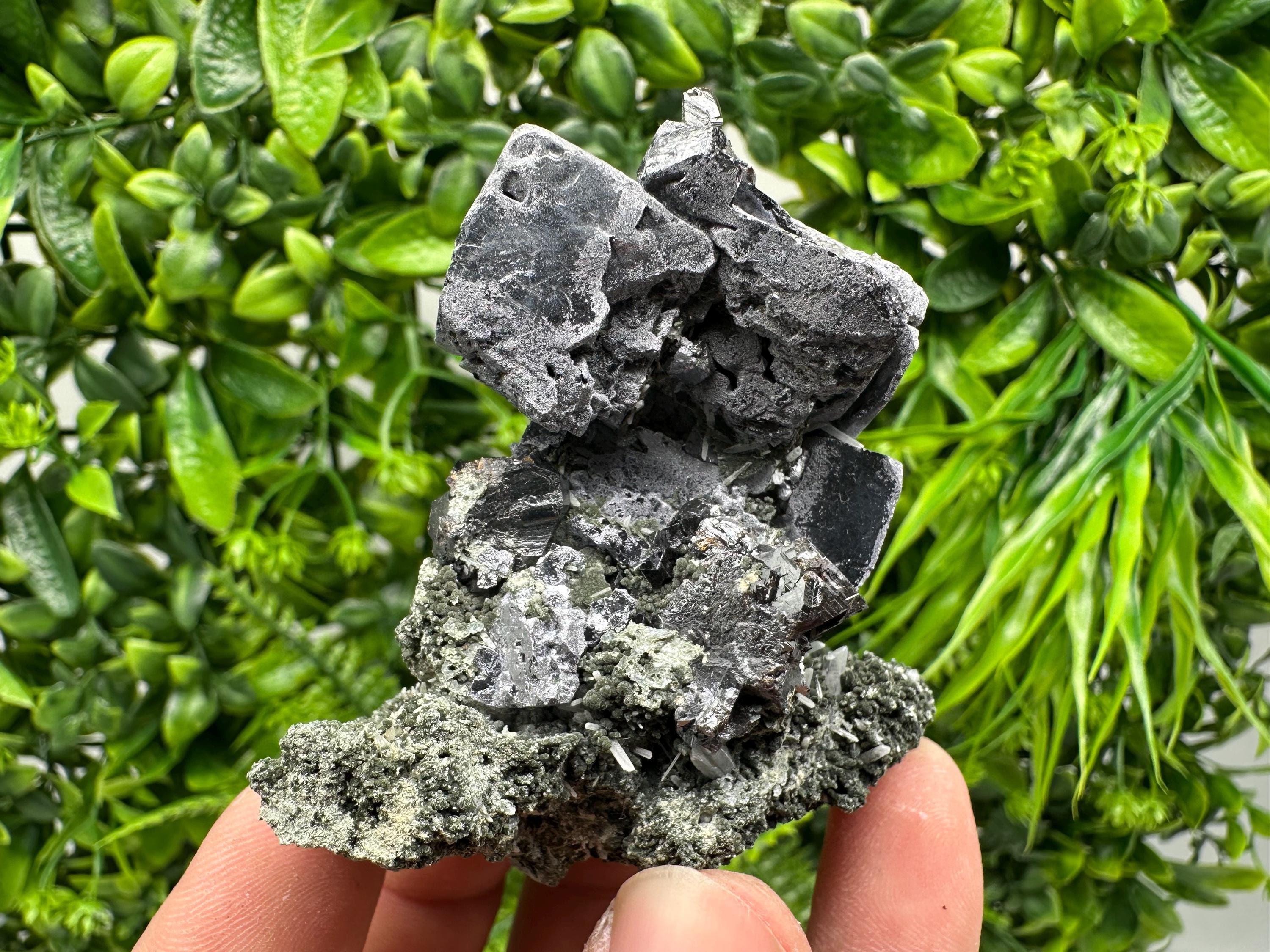 Galena Quartz Sphalerite Matrix, Borieva Mine Mineral Specimen