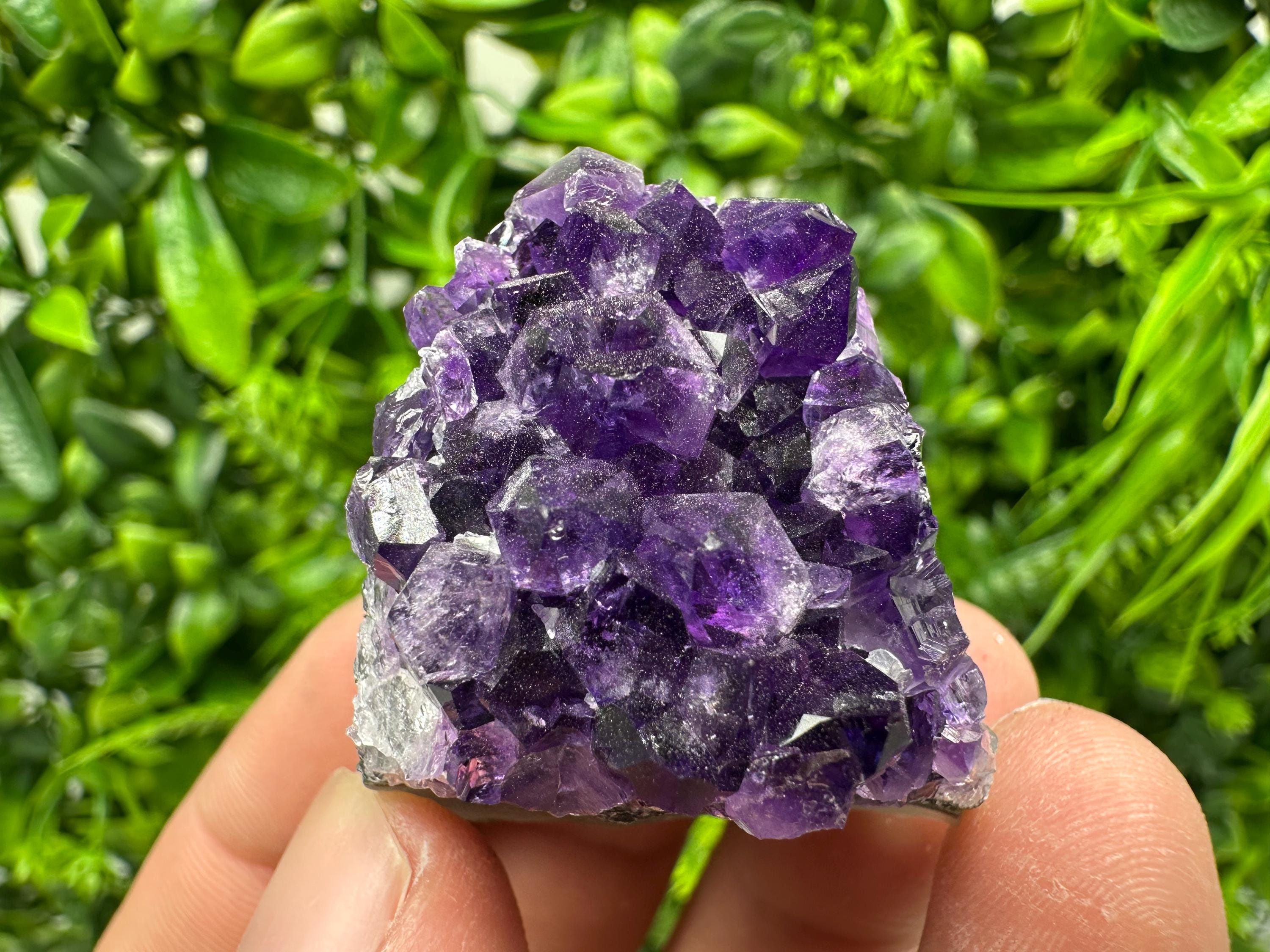 Uruguay Amethyst Cluster: Purple Quartz Crystal, Home Decor