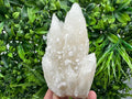 Calcite on Green Quartz: Rare Healing Crystal from Bulgaria