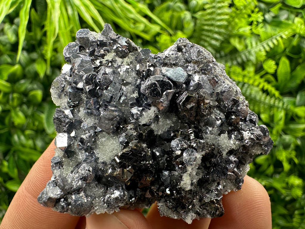 Galena Sphalerite on Quartz, Borieva Mine Crystal Specimen