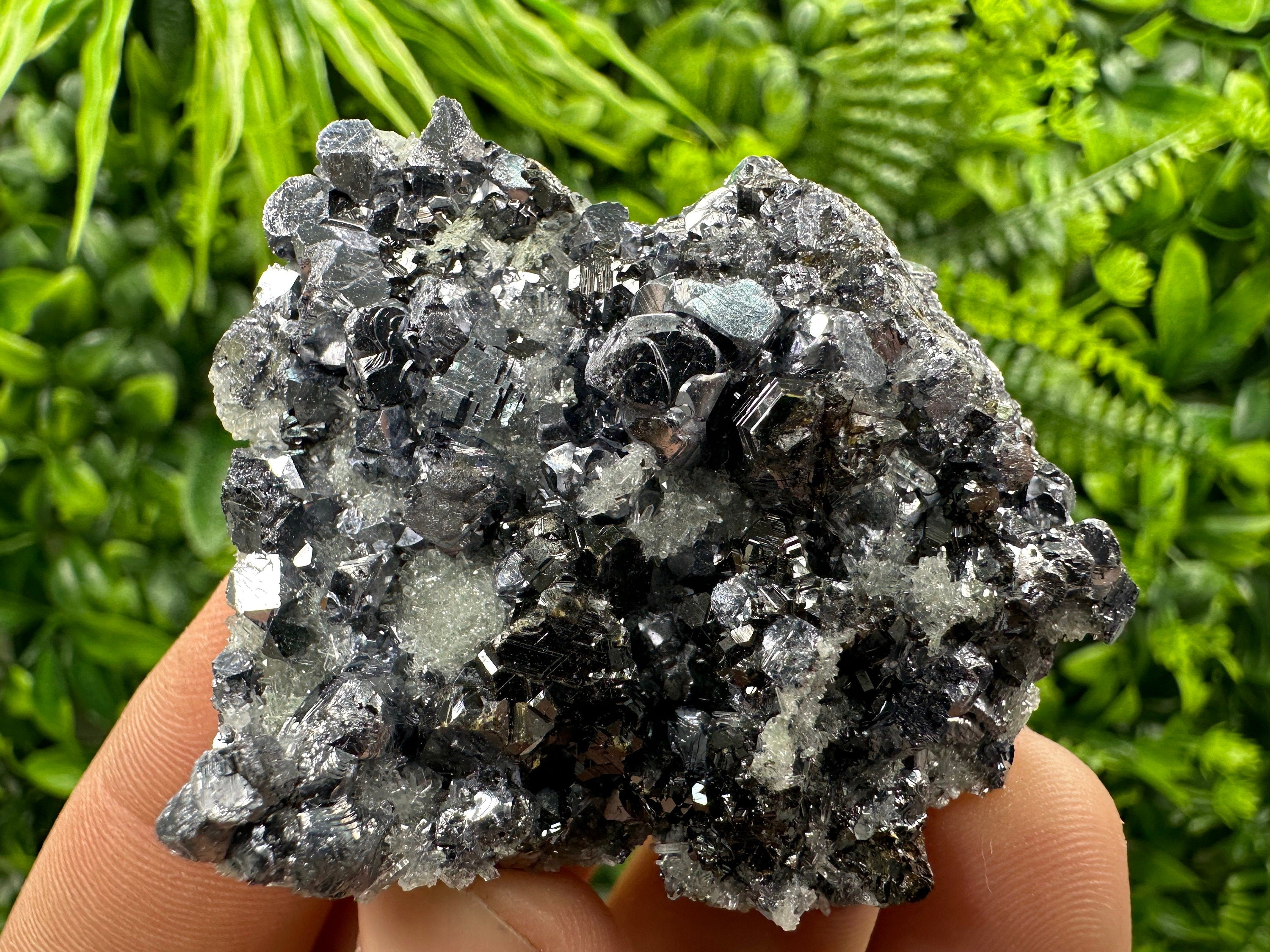 Galena Sphalerite on Quartz, Borieva Mine Crystal Specimen