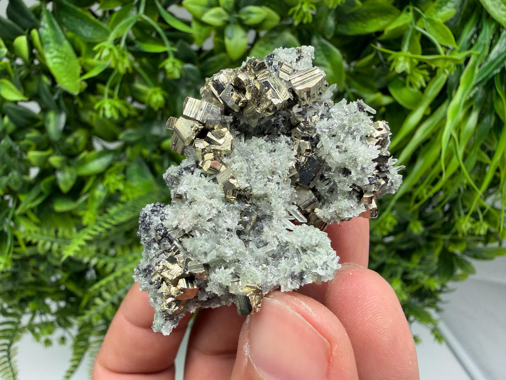 Pyrite Sphalerite Quartz  Mineral Specimen, Krushev dol Mine