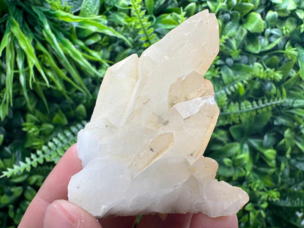 Transparent Quartz Cluster with Mineral Inclusions - Bulgaria