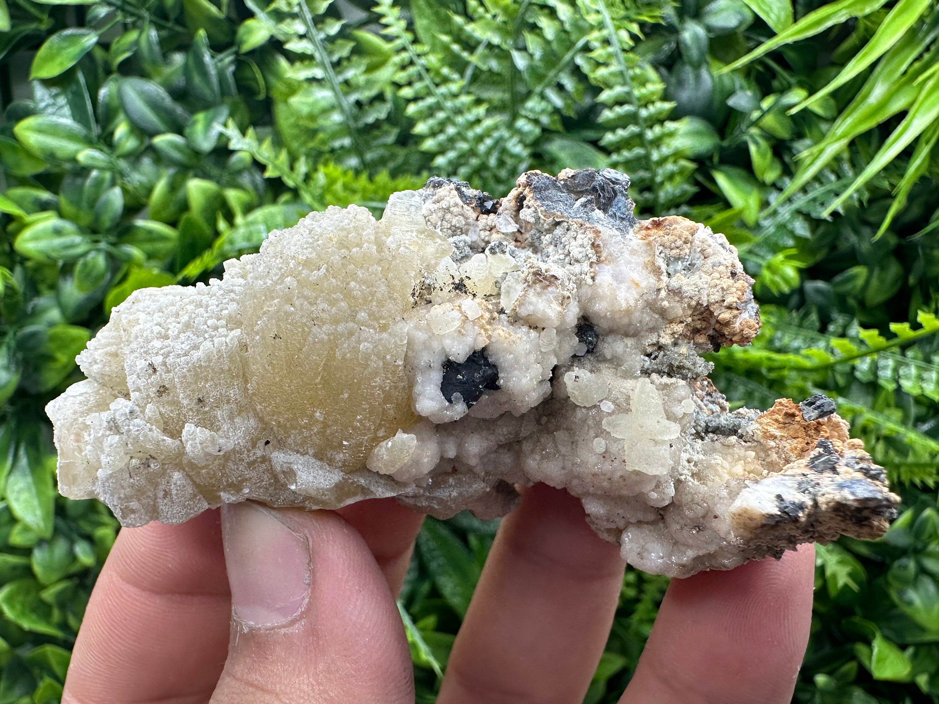 Rare Calcite Cluster: Madan Bulgaria Mineral Souvenir