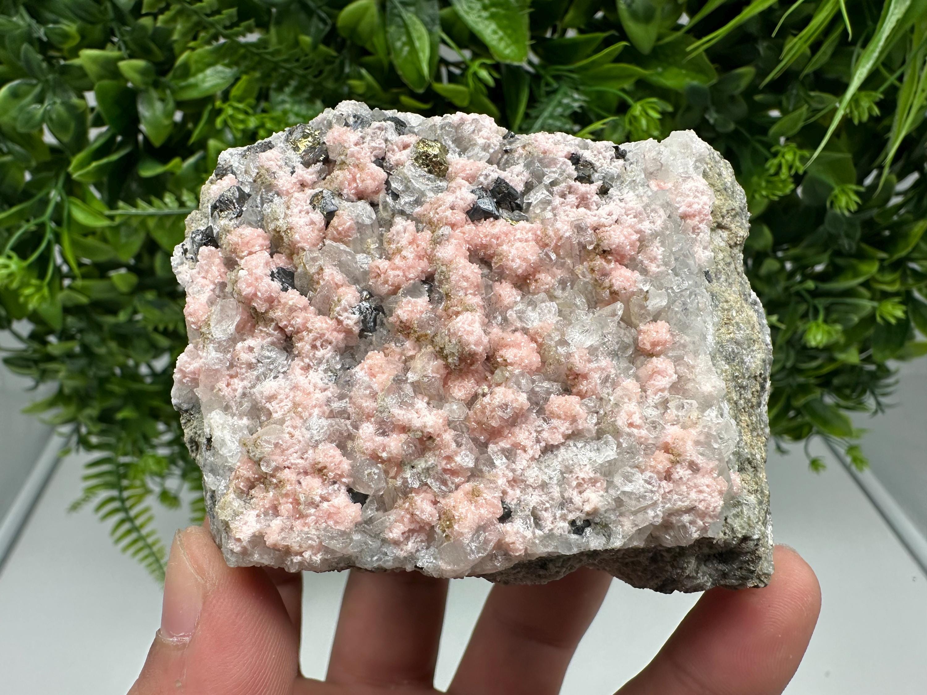 Pink Rhodochrosite Crystal, Starnica Mine, Bulgaria, Mineral Decor