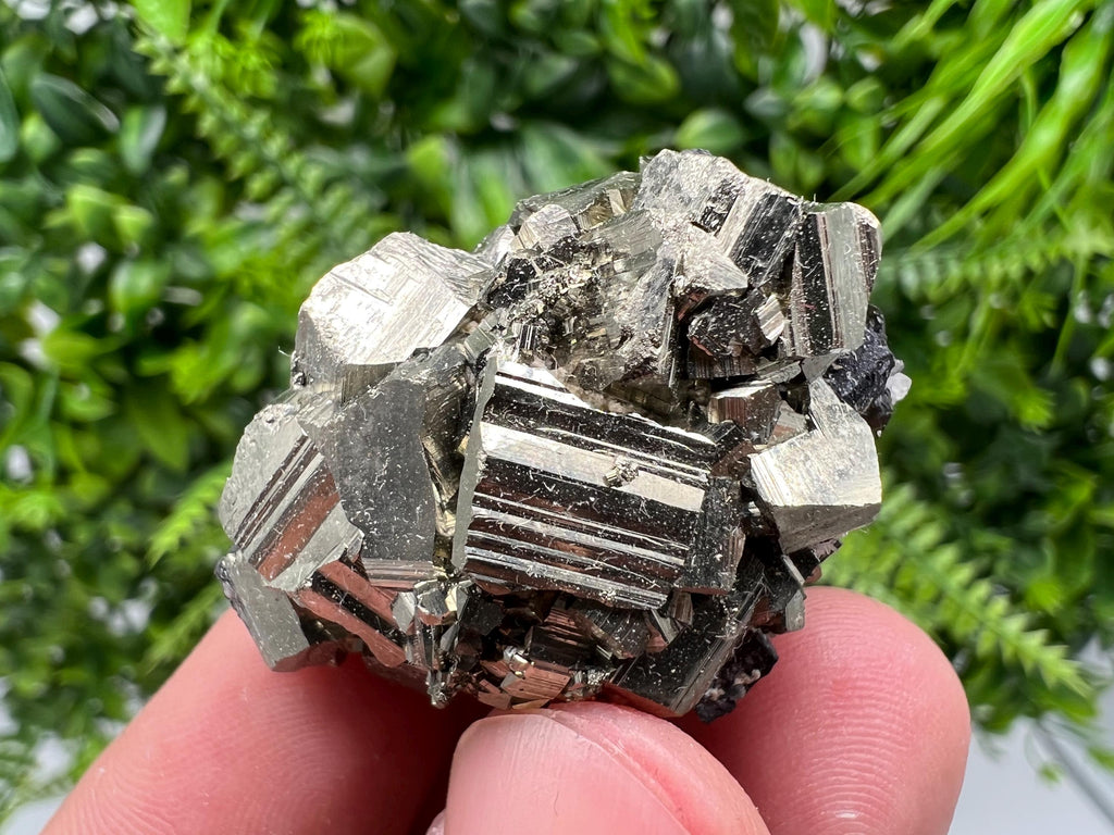 Golden Pyrite Cluster, Sphalerite Mineral Specimen, Madan Bulgaria