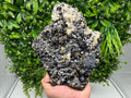 Galena Sphalerite Siderite on Quartz Mineral Specimen, Madan Bulgaria