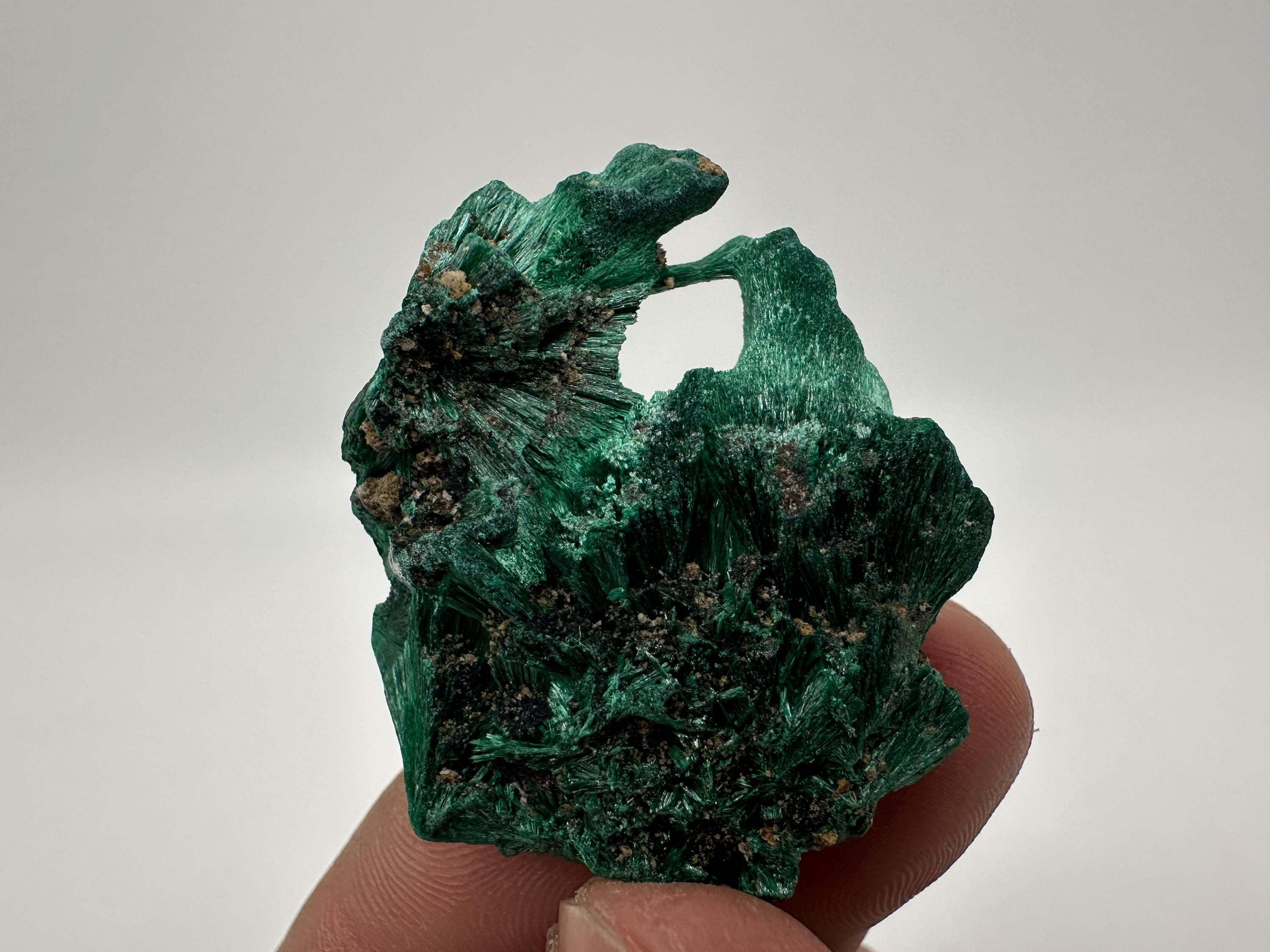 Green Polished Malachite Crystal, Congo Minerals, Chakra Stone