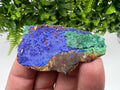 Moroccan Azurite Malachite Specimen, Blue Green Crystal Mineral