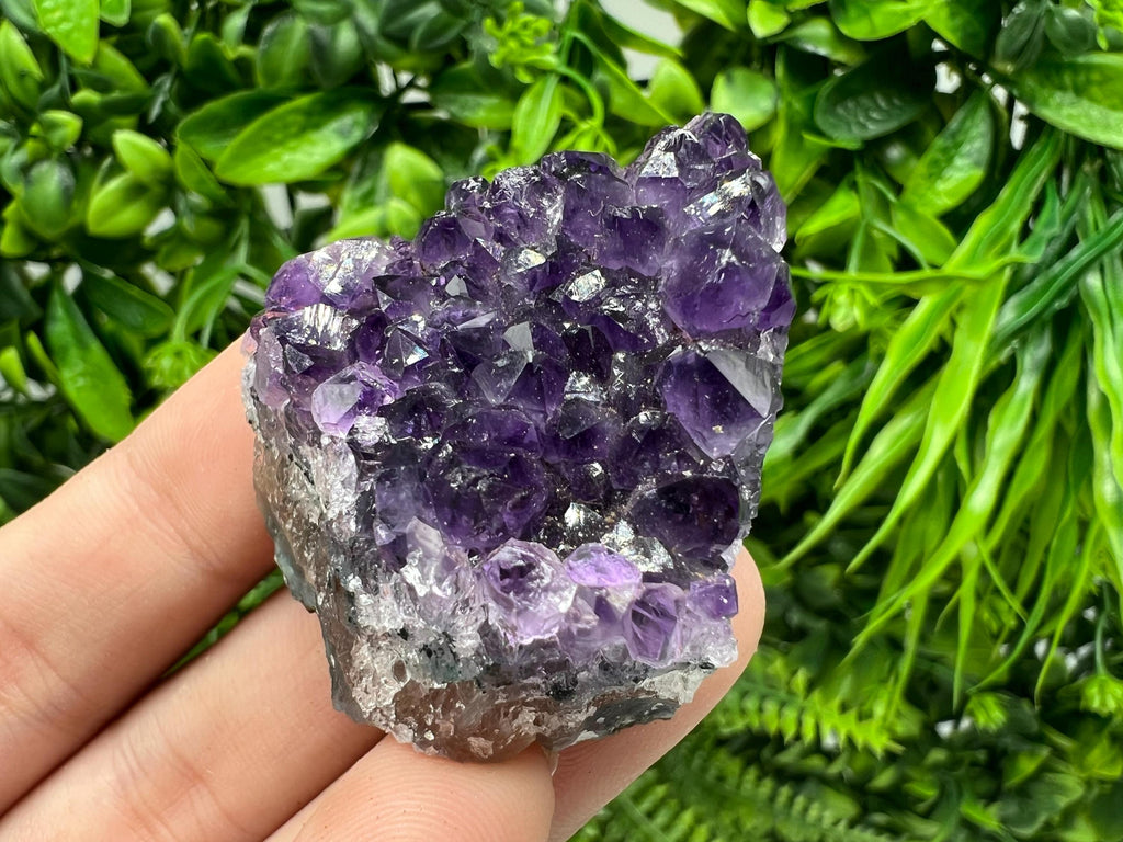 Uruguay Amethyst Crystal: Purple Quartz Home Decor, Energy Stone