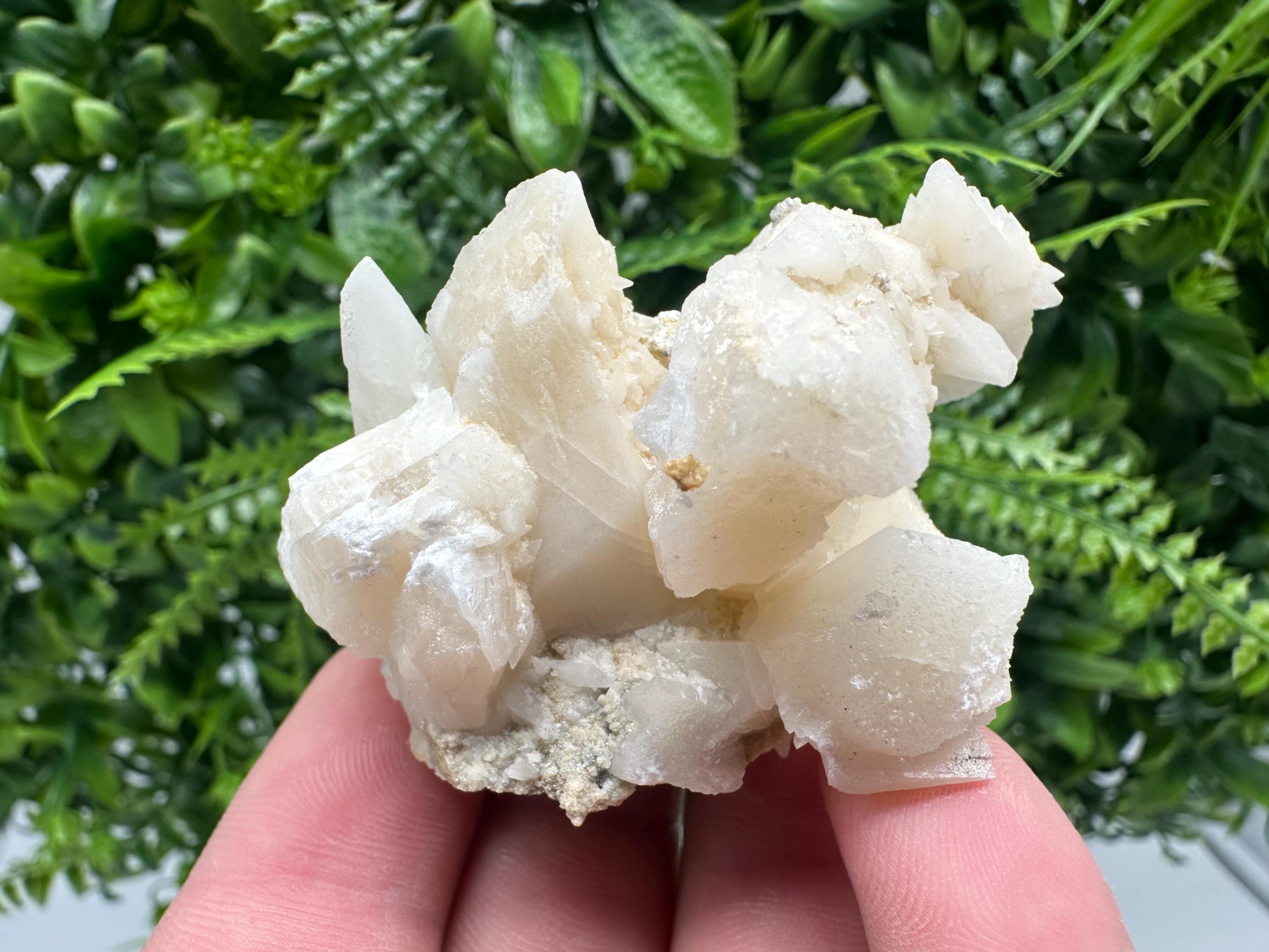 Calcite on Aragonite: Djurcovo Mine, Bulgaria Crystal
