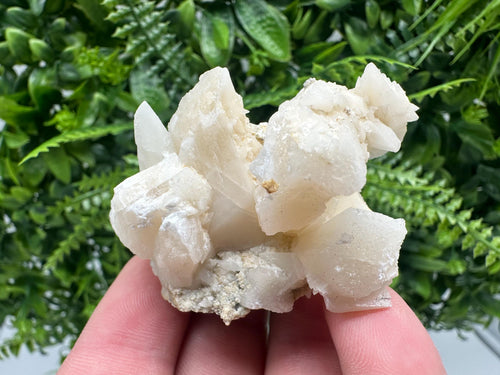 Calcite on Aragonite: Djurcovo Mine, Bulgaria Crystal