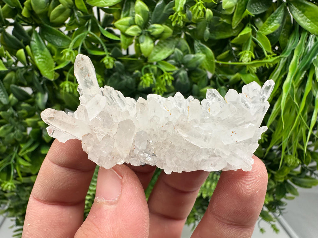 Transparent Quartz whit Siderite 9th September mine Bulgaria natural minerals souvenir crystal stone gift minerals collection rock
