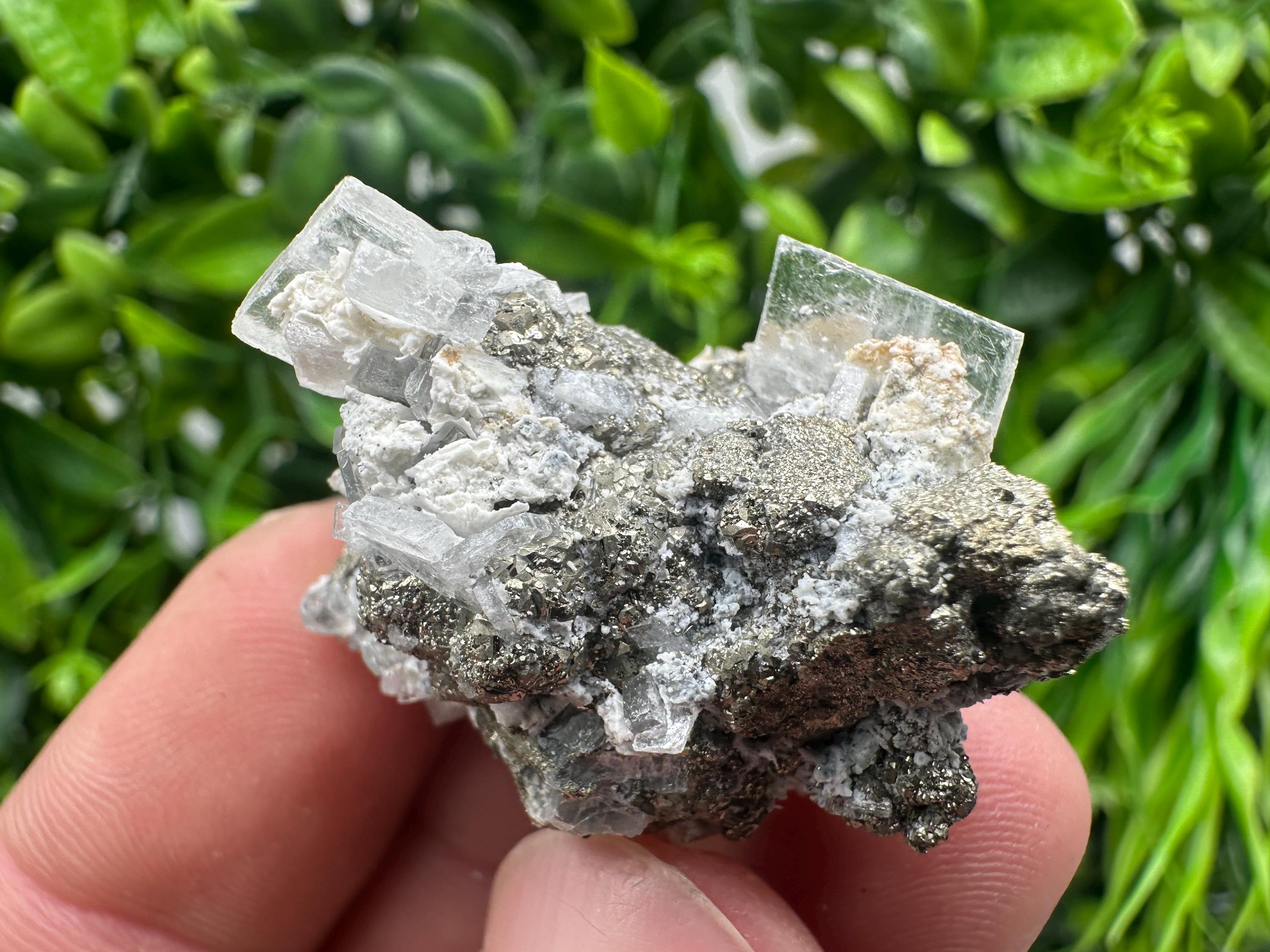 Barite Marcasite Cluster on Chalcedony - Androvo Mine, Bulgaria