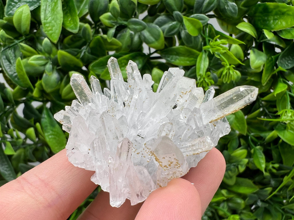 Lovely specimen Green Quartz inclusions Chlorite and Sphalerite/ Natural minerals/ Souvenir crystal gift minerals famous 9th September/Madan