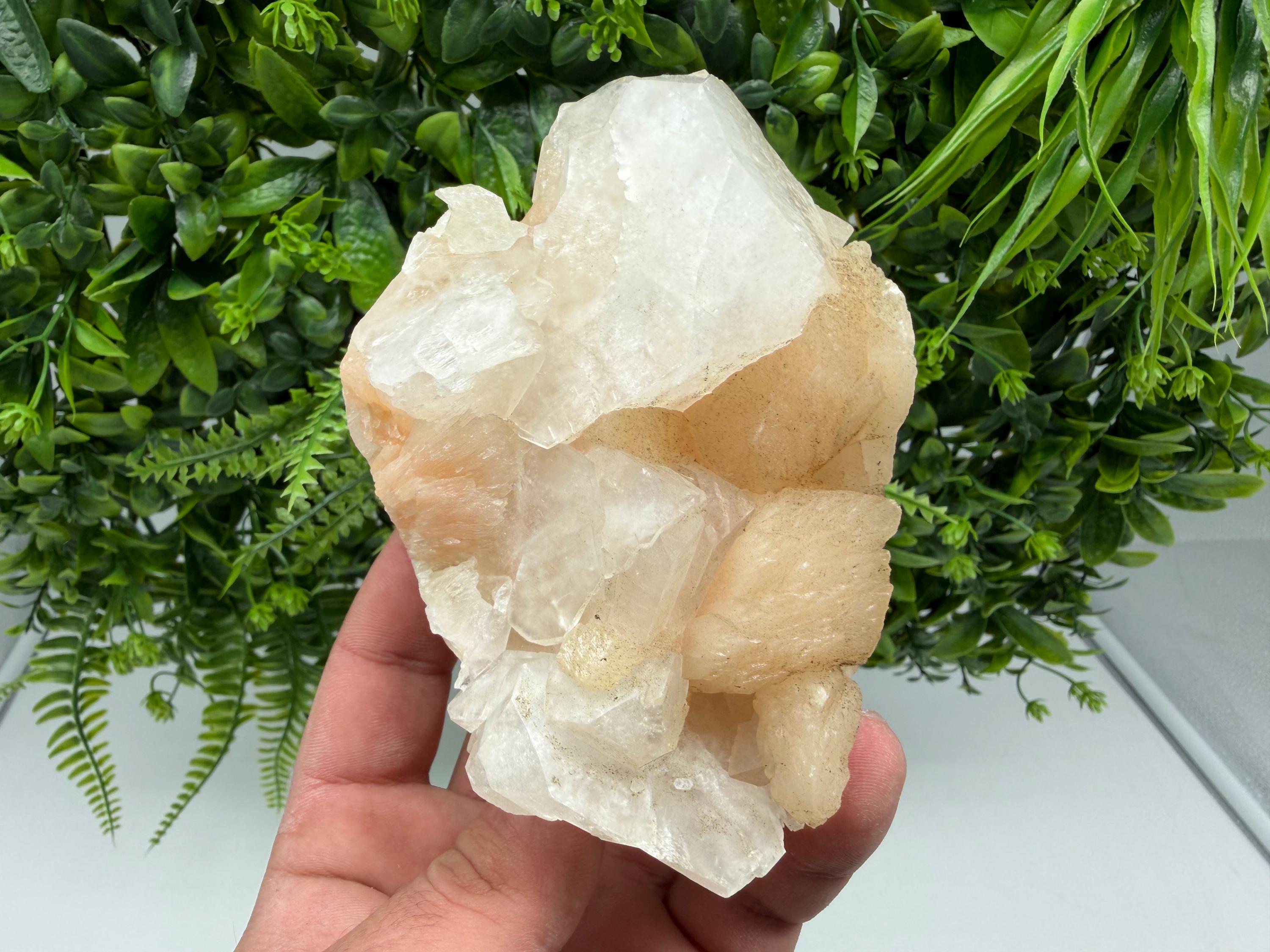 Apophyllite Stilbite Chalcedony Specimen: India Minerals, Crystal Stone