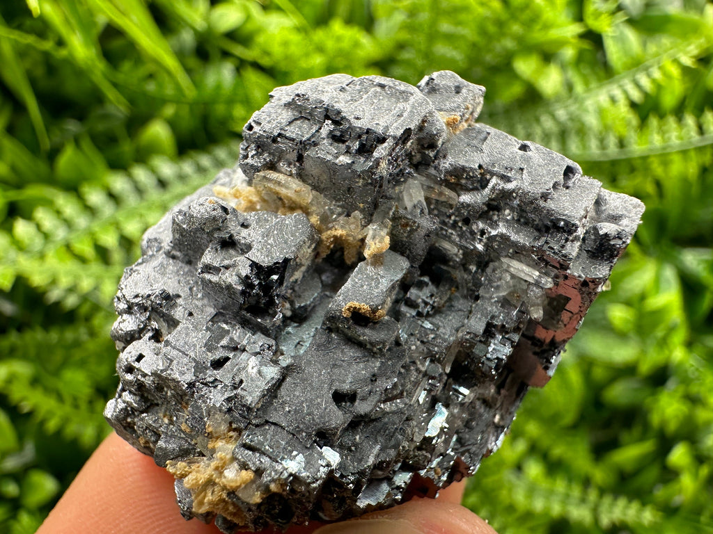 Natural Shiny Galena Cluster, Mineral Specimen, Bulgaria